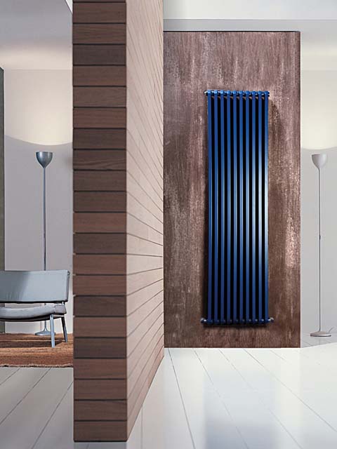 radiator albastru, Calorifer vertical, Calorifere moderne