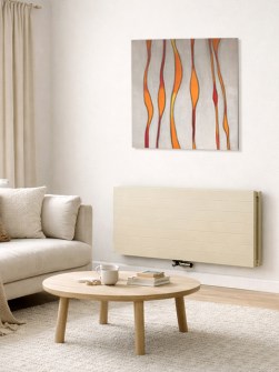 Calorifer de de camera design, Calorifer rosu, radiatoare orizontale